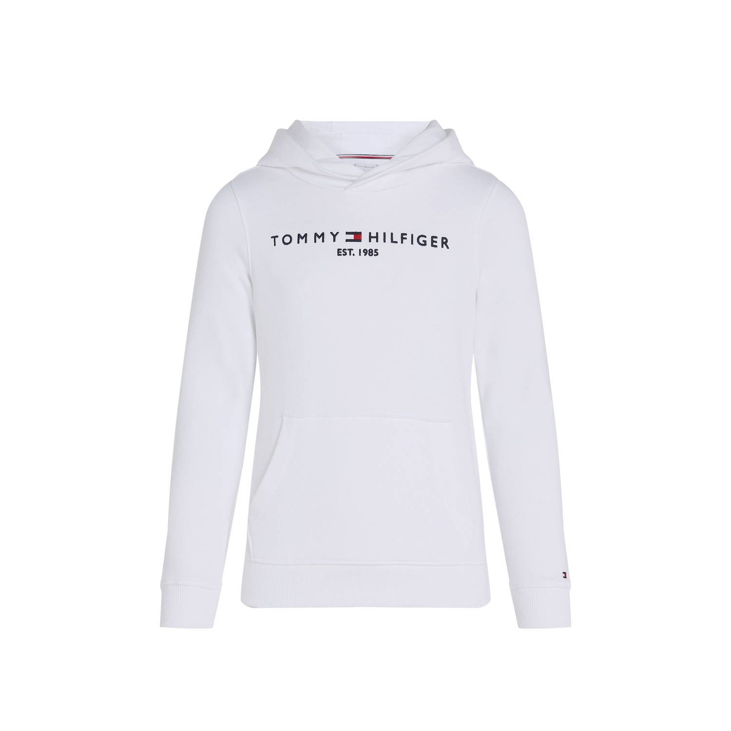 TOMMY HILFIGER Truien & Vesten U Corp Logo Ess Hoodie Wit