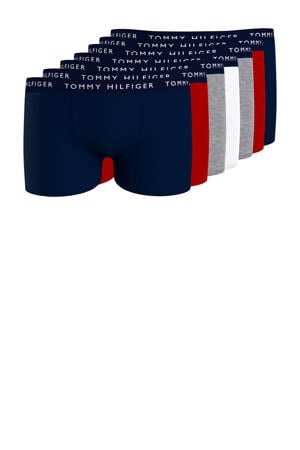   boxershort - set van 7 donkerblauw/rood/grijs