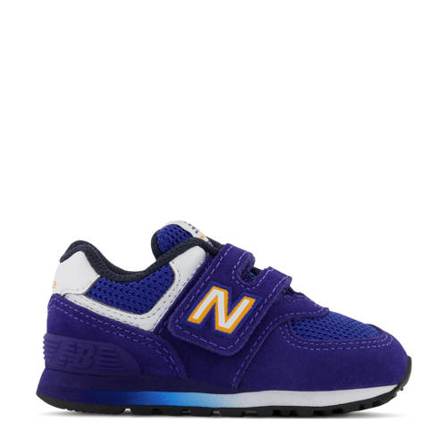 New Balance 574 sneakers kobaltblauw/oranje