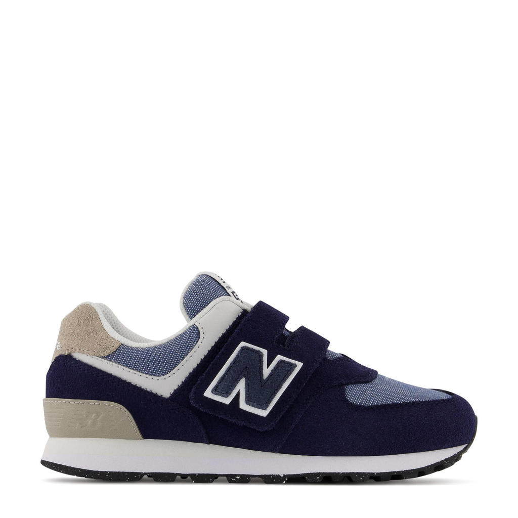 New Balance 574  sneakers donkerblauw/zand/blauw