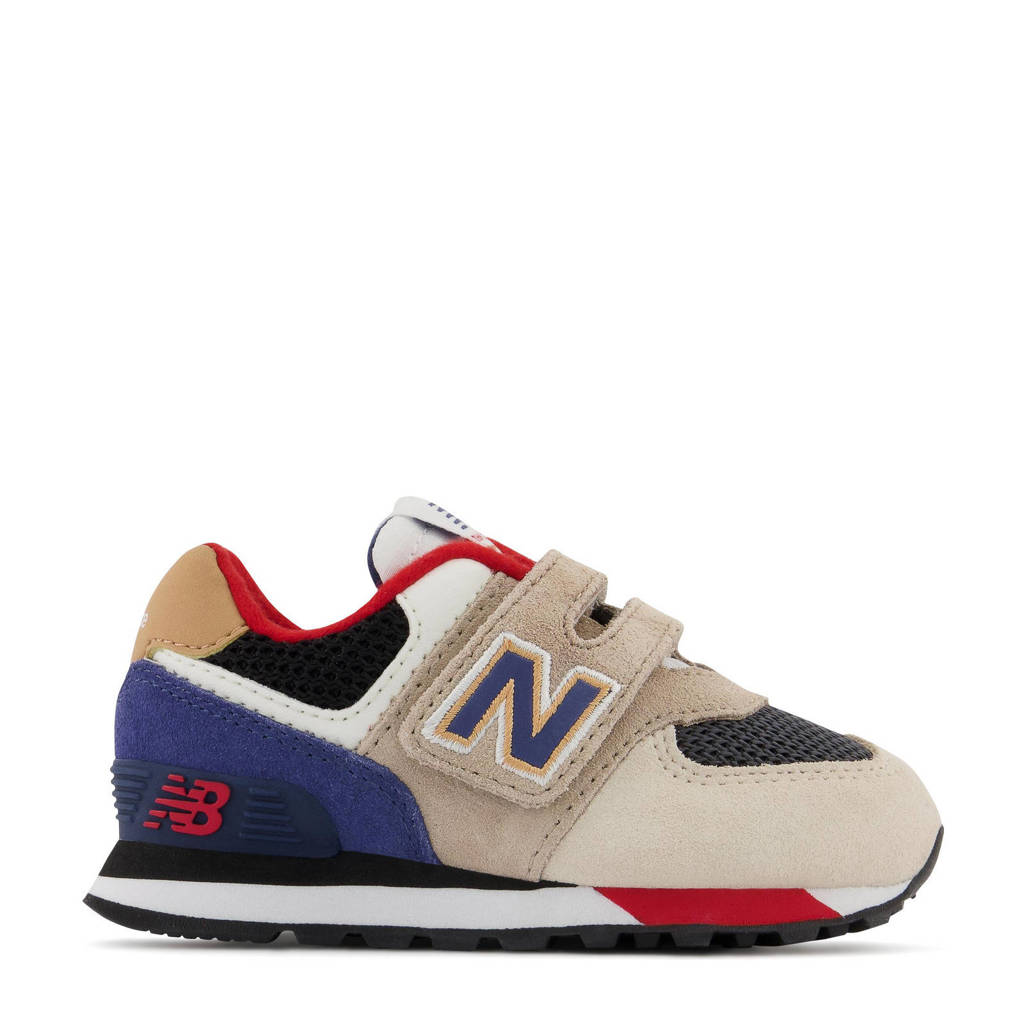 New Balance 574  sneakers grijs/blauw/rood