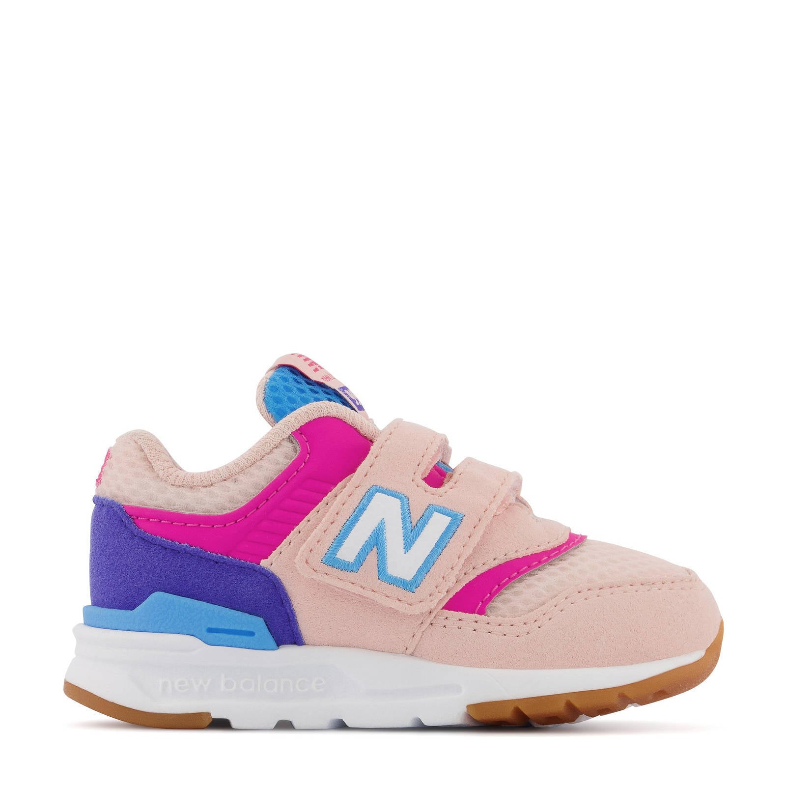 New Balance 997 sneakers lichtroze/fuchsia/blauw | wehkamp