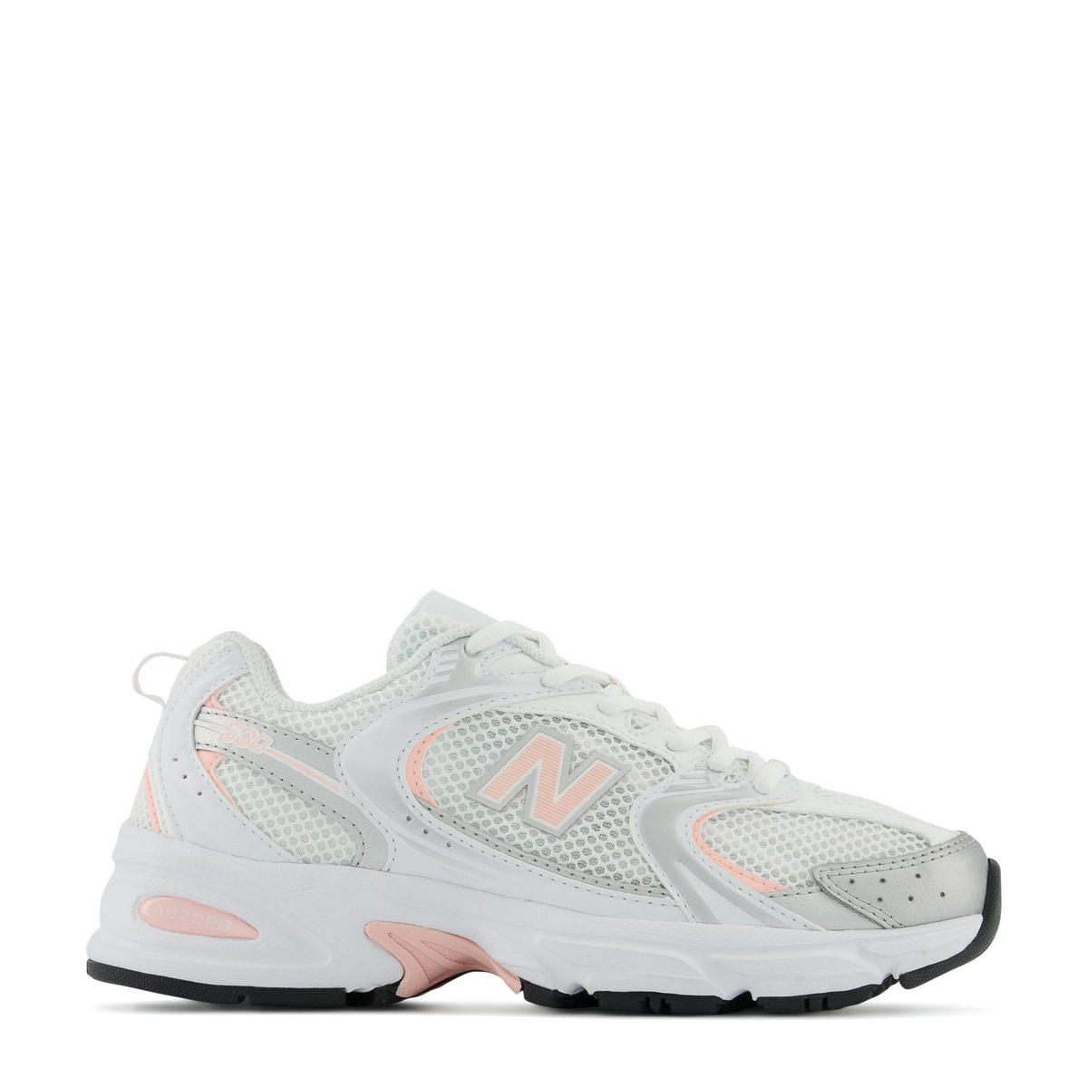 Twinkelen Maan oppervlakte Heup New Balance 530 sneakers wit/roze | wehkamp