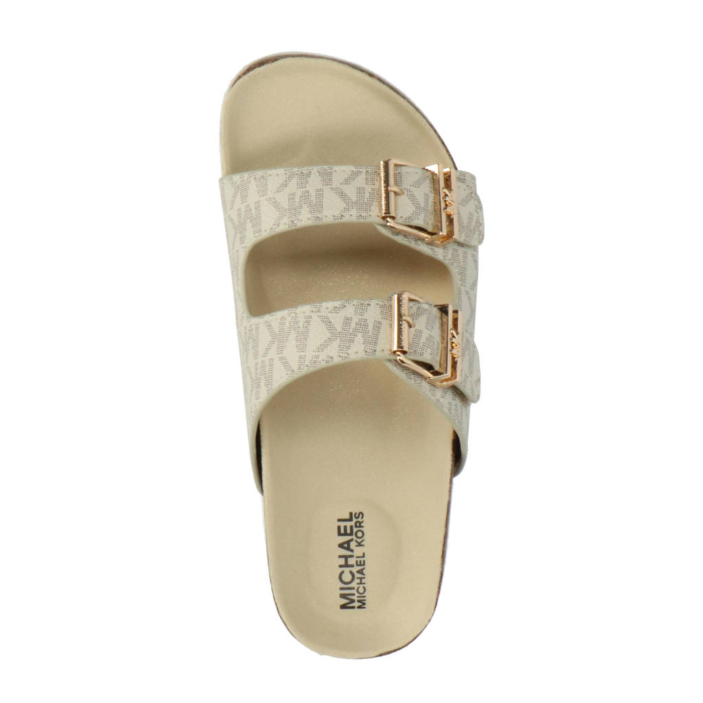 Michael Kors Kids Lorek Monogram Slides