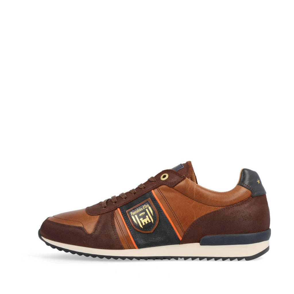Pantofola d'Oro Umito leren sneakers cognac