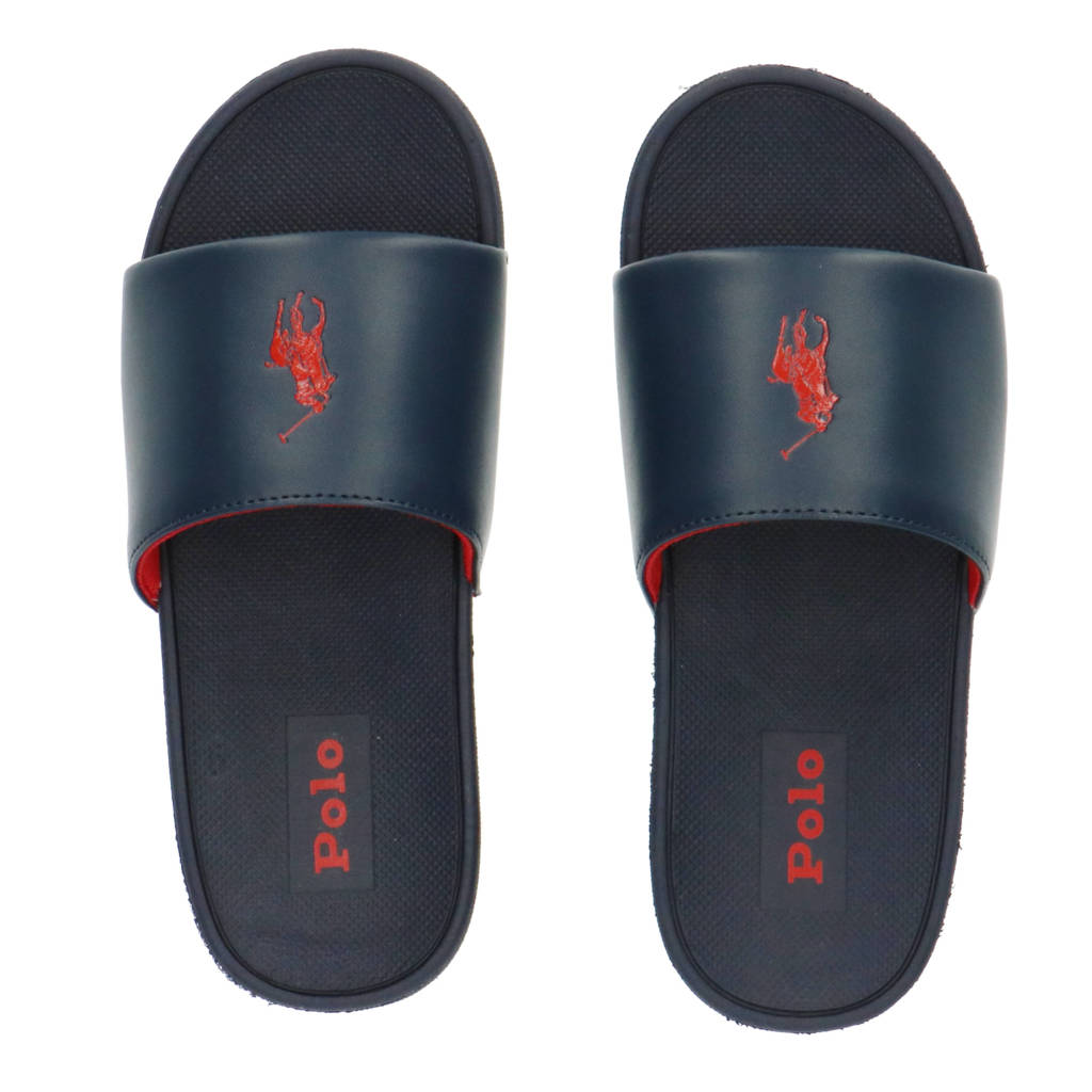 POLO Ralph Lauren Cayson  slippers donkerblauw