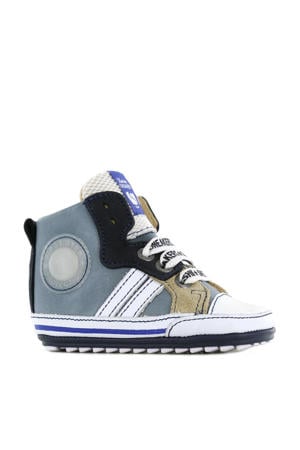 BP22S006-A  leren sneakers blauw