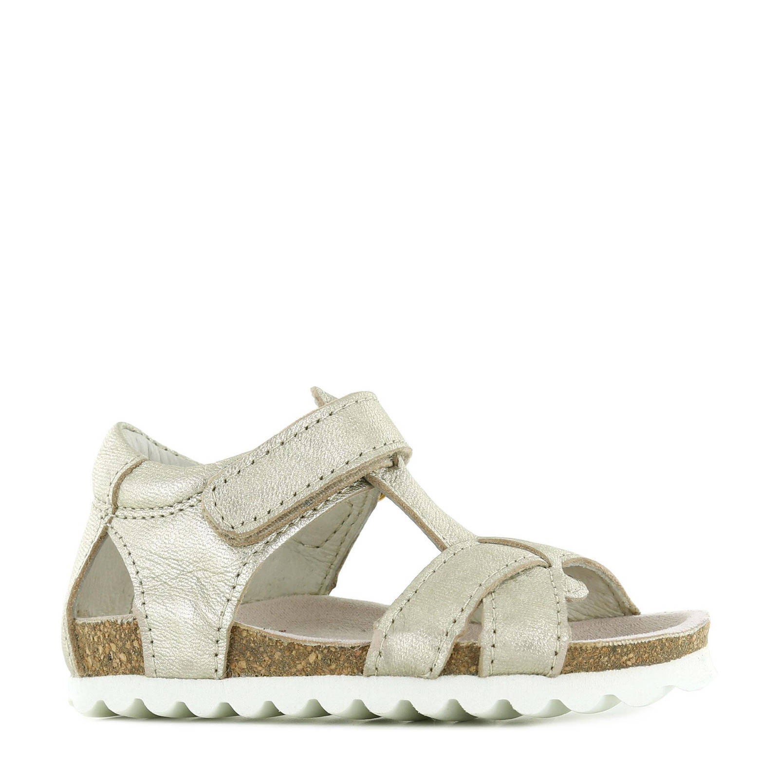 Shoesme BI22S075-I leren sandalen goud | wehkamp