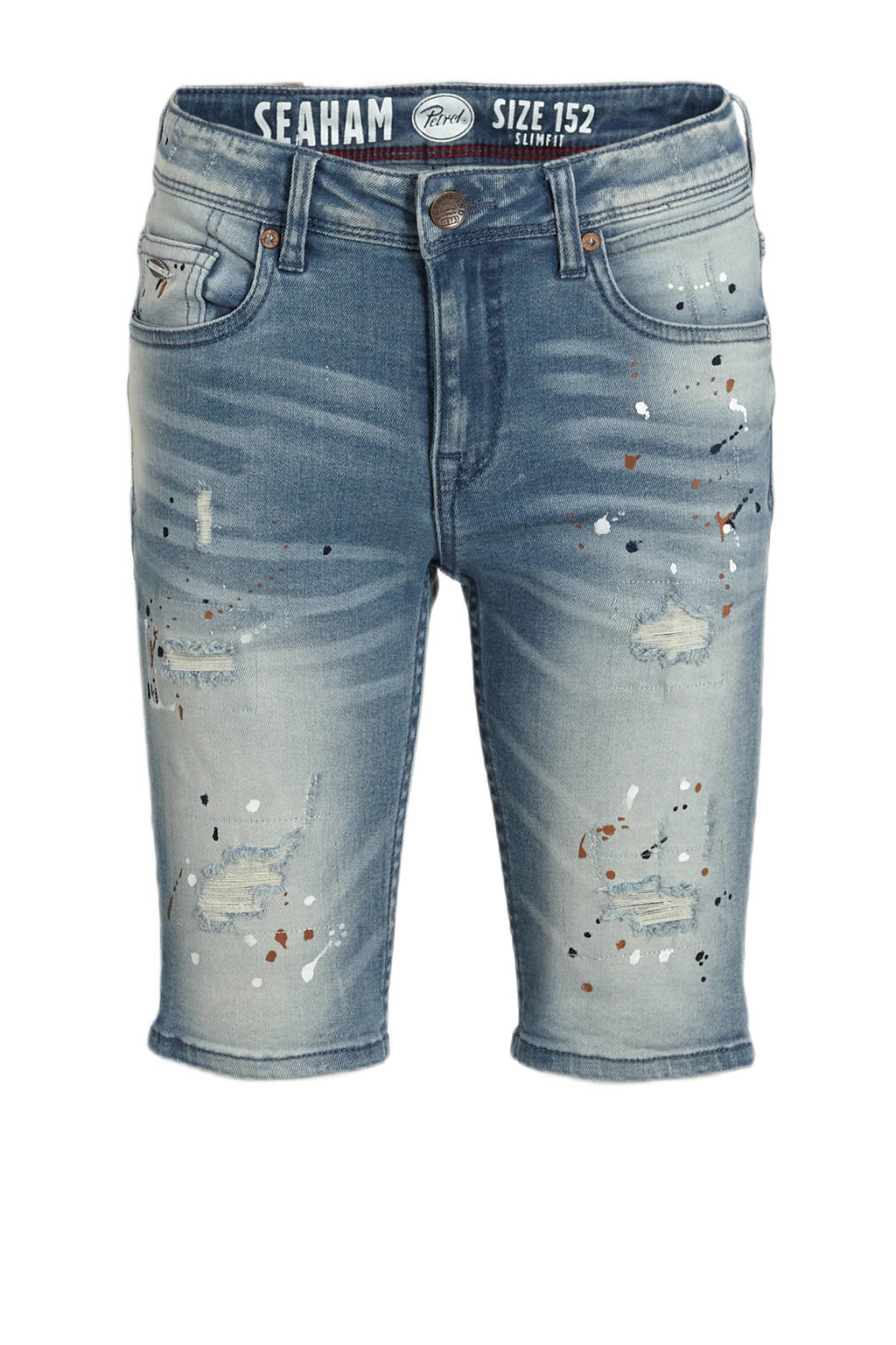Petrol Industries slim fit jeans bermuda Seaham sunrise