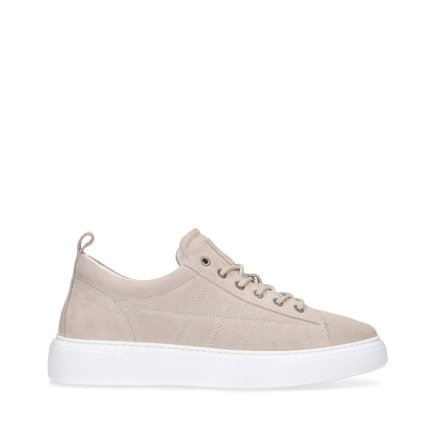 Sacha suède sneakers beige | wehkamp