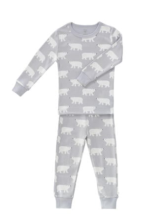   pyjama Polar bear lichtgrijs