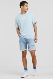 thumbnail: JACK & JONES JEANS INTELLIGENCE regular fit jeans short JJIRICK JJICON 107 blue denim