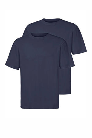T-shirt ERKE donkerblauw (set van 2)