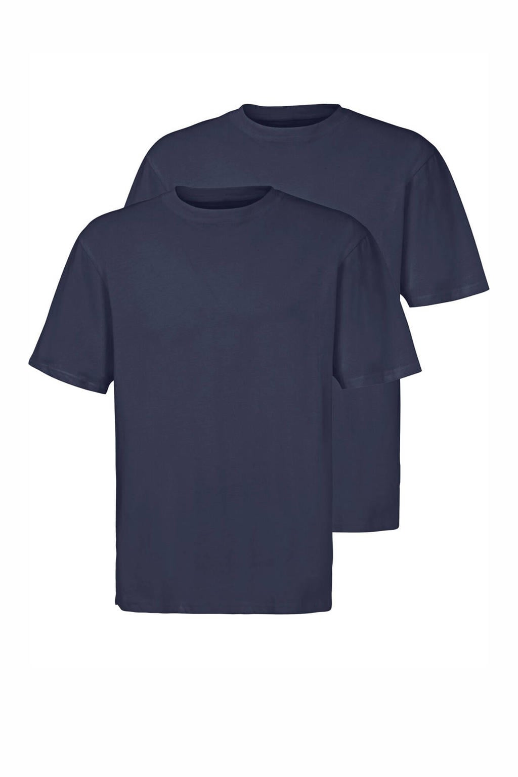 Jan Vanderstorm T-shirt ERKE donkerblauw (set van 2)