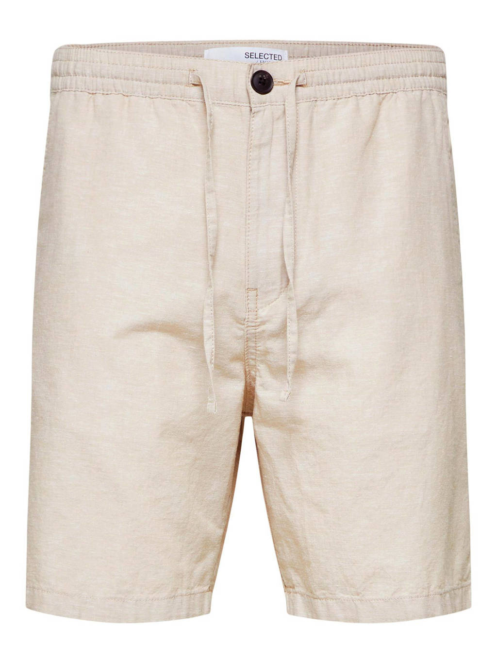 SELECTED HOMME gemêleerde regular fit short SLHCOMFORTNEW met biologisch katoen incense