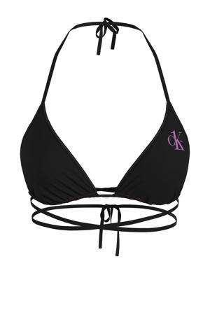 triangel bikinitop zwart