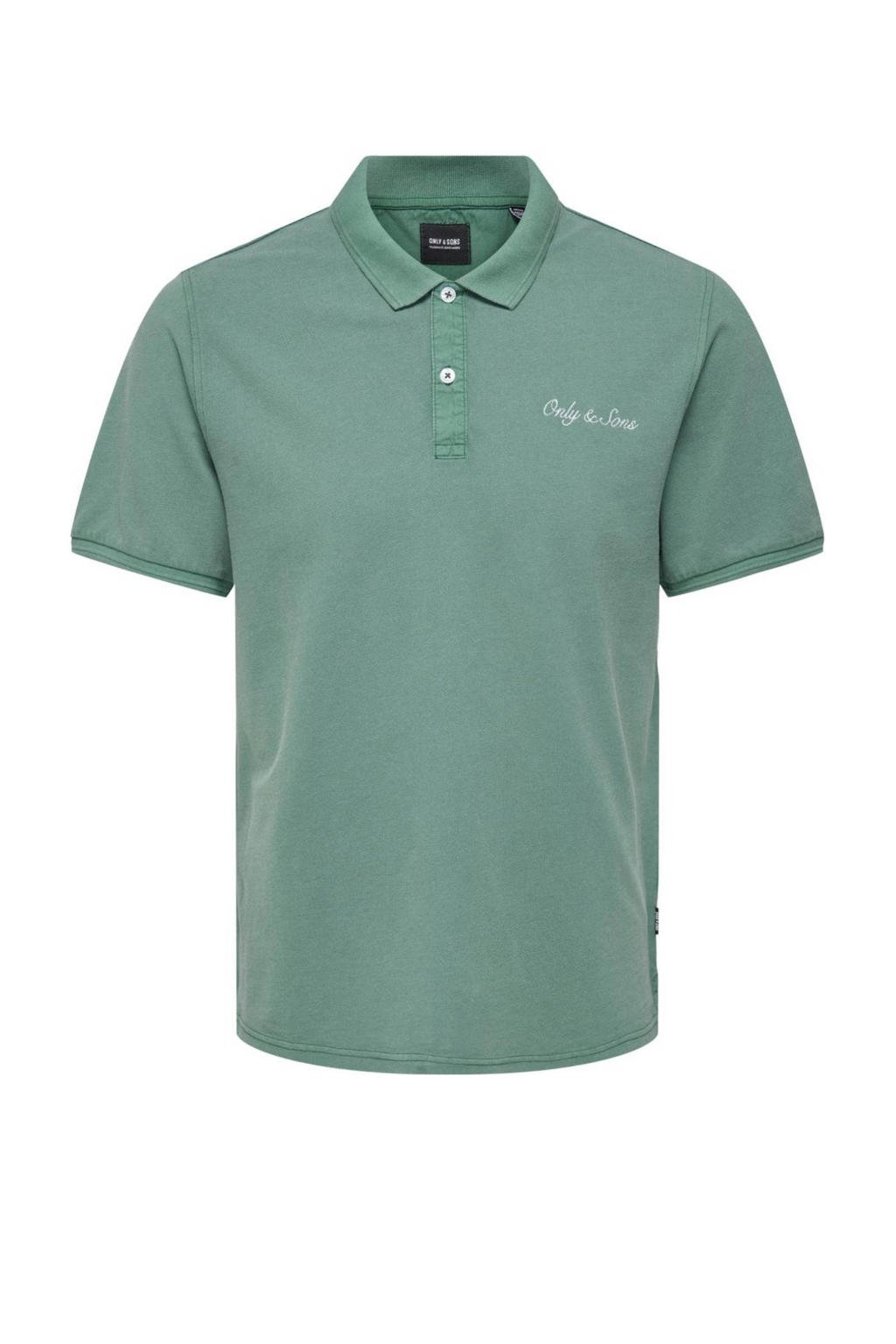 ONLY & SONS slim fit polo ONSARTHUR  posy green
