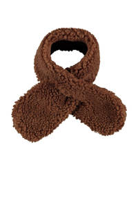 Sarlini teddy sjaal bruin, Middenbruin