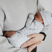 thumbnail: Yumi Baby romper met overslag Waves Blue