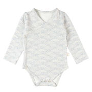 thumbnail: Yumi Baby romper met overslag Waves Blue