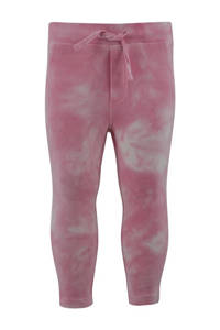 Roze meisjes Born by Kiddo United tie-dyeregular fit joggingbroek Lianne van sweat materiaal met elastische tailleband
