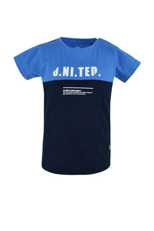 T-shirt Roemer blauw/donkerblauw