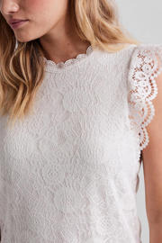 thumbnail: PIECES top PCOLLINE wit