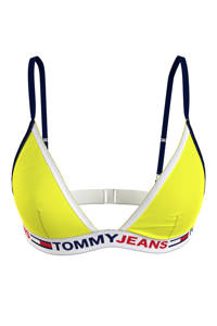 Tommy Hilfiger triangel bikinitop geel