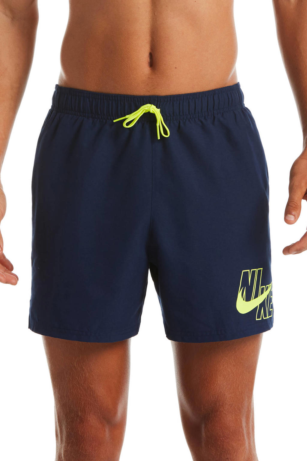 Nike zwemshort Logo 5" donkerblauw wehkamp