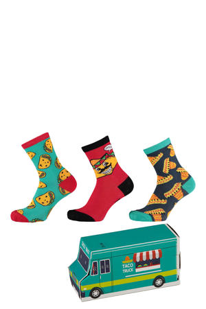 giftbox sokken met all-over-print multi