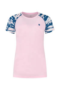 K-Swiss tennisshirt Hypercourt roze/blauw