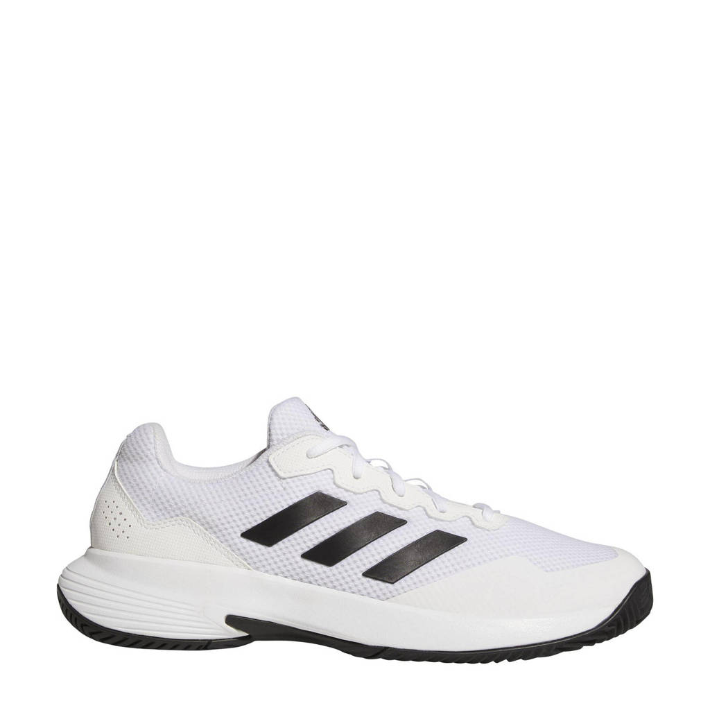 adidas Performance GameCourt 2 tennisschoenen wit/zwart