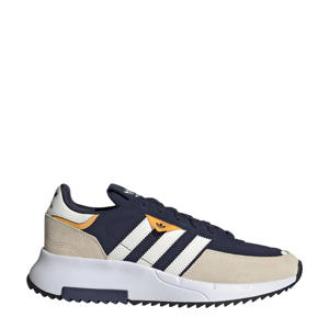 Retropy F2 sneakers donkerblauw/ecru/oranje