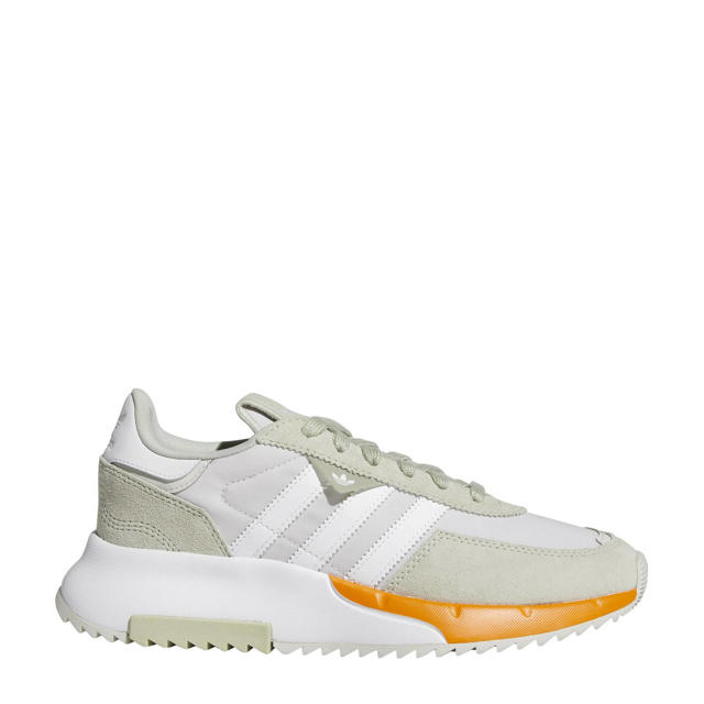 Kostbaar solide kas adidas Originals Retropy F2 sneakers lichtgrijs/wit/oranje | wehkamp