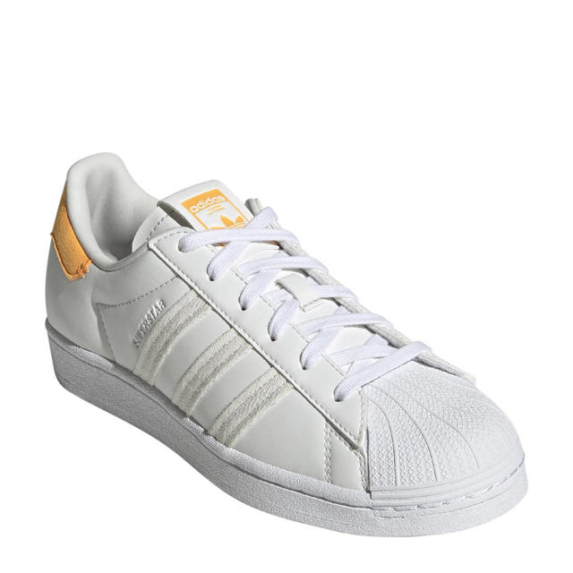 bedelaar gisteren Karakteriseren adidas Originals Superstar sneakers wit/oranje/ecru | wehkamp