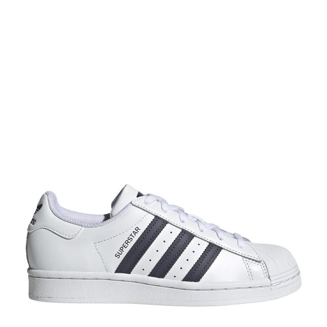 Superstar sneakers wit/donkerblauw | wehkamp