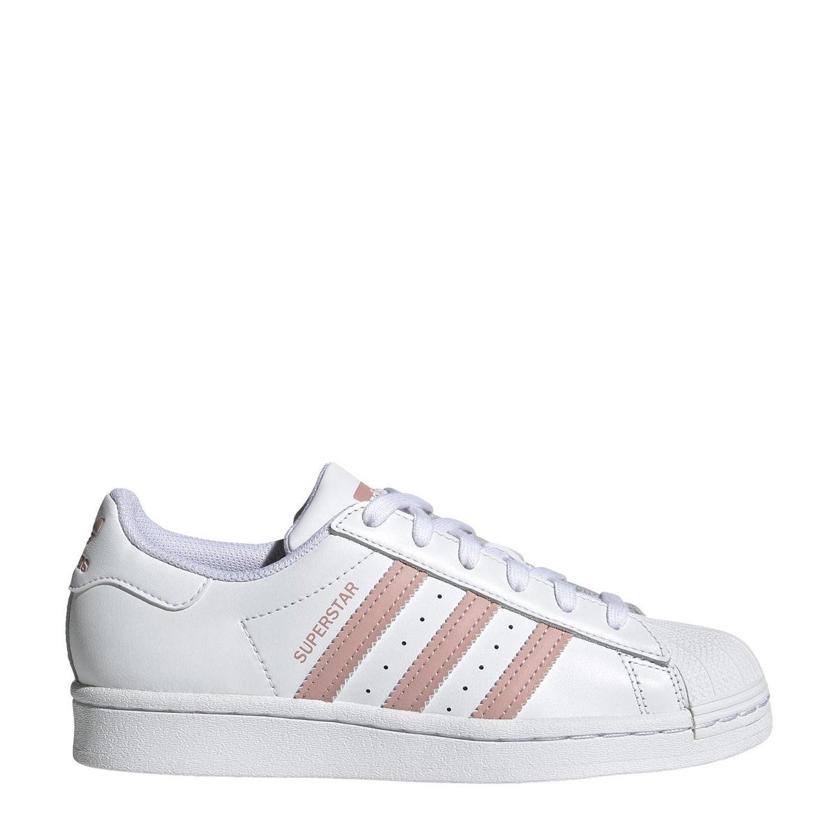 lijn Signaal oneerlijk adidas Originals Superstar sneakers wit/oudroze | wehkamp