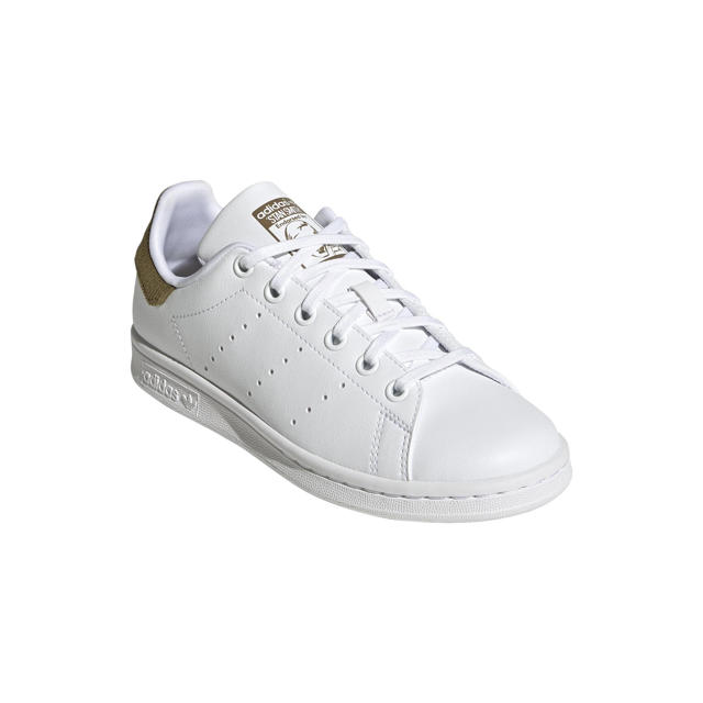Verkeersopstopping schilder tent adidas Originals Stan Smith sneakers wit/beige | wehkamp