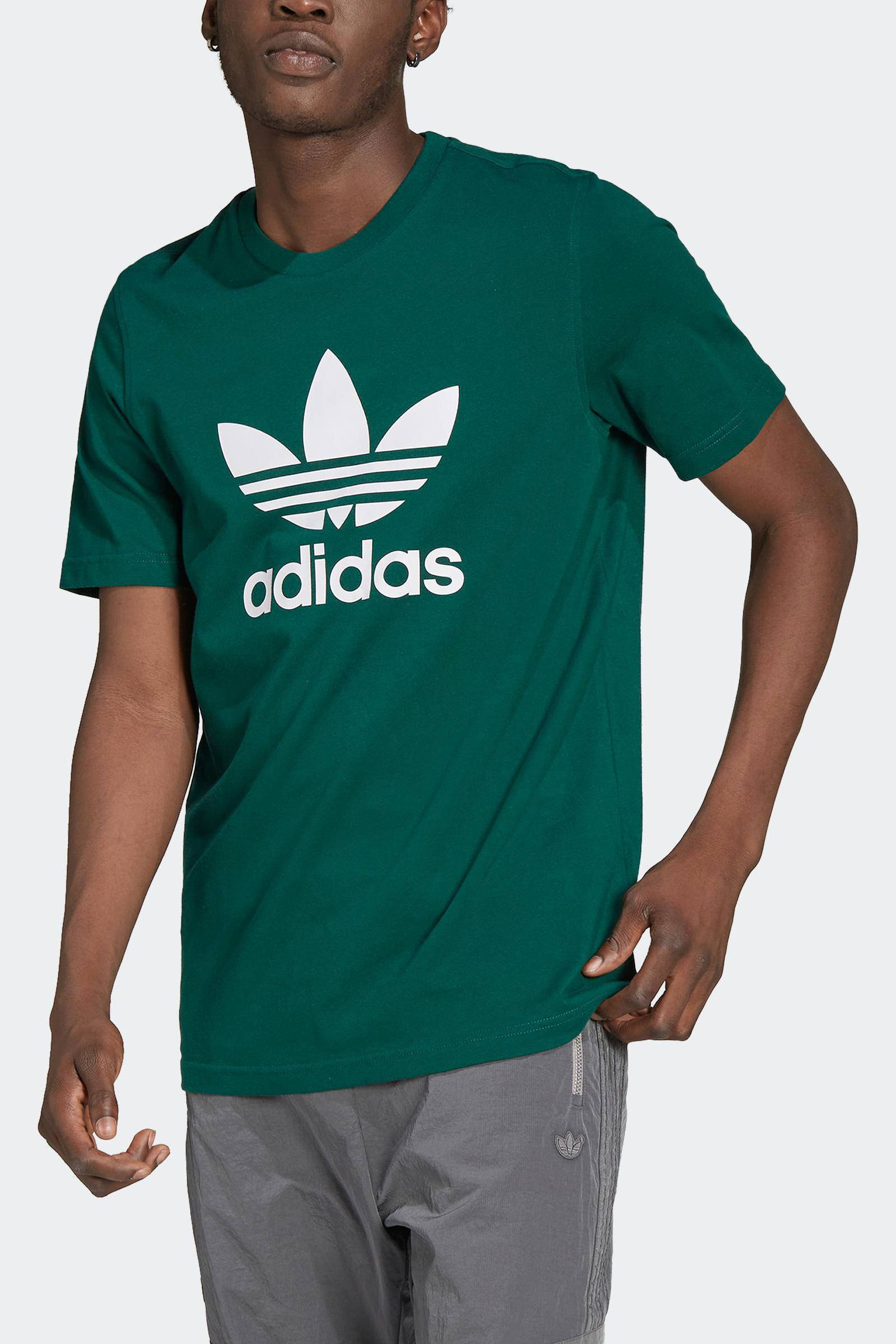 mens green adidas t shirt