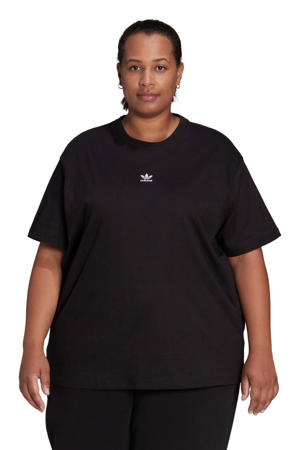 Plus Size T-shirt zwart