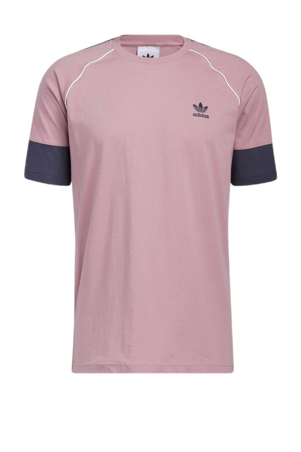 adidas Originals Superstar T-shirt roze/donkerblauw