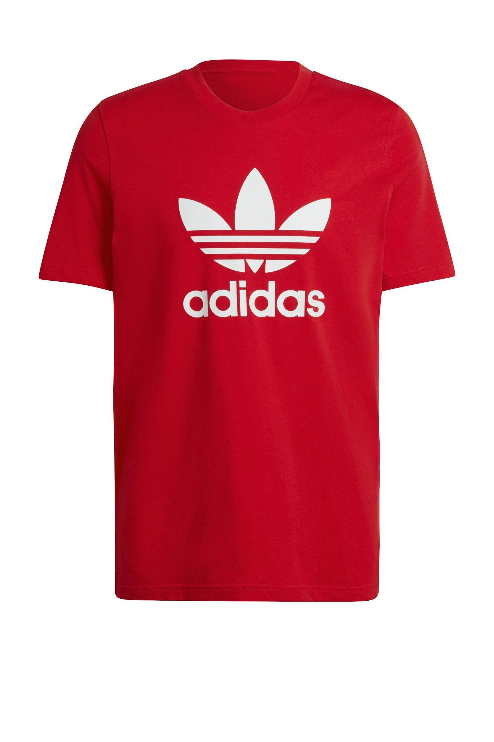 adidas shirt rood wit