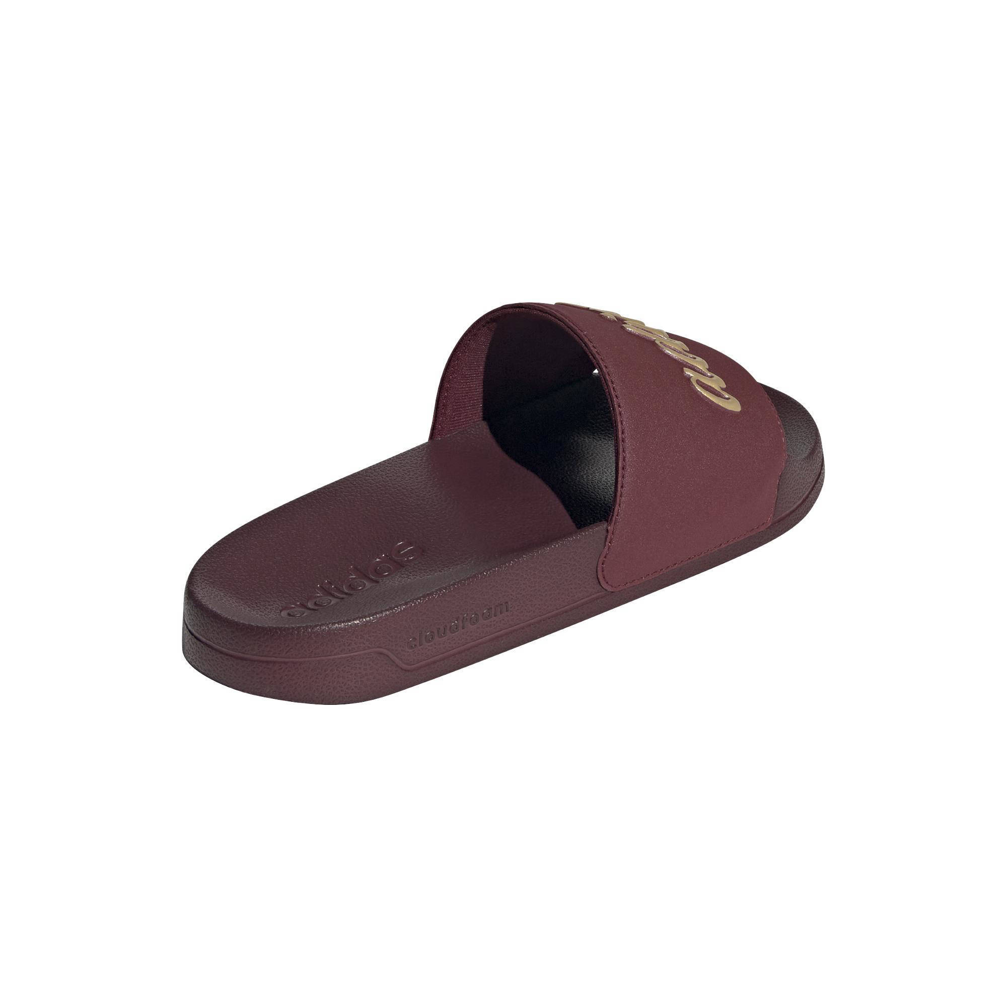 adidas Performance Adilette Shower badslippers donkerrood/goud | wehkamp