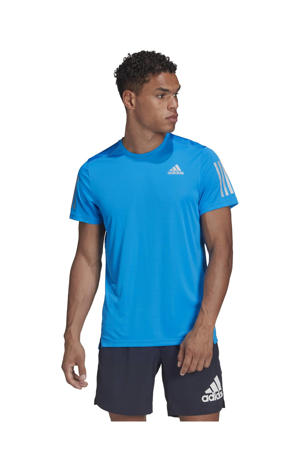   Own The Run hardloop T-shirt kobaltblauw/reflecterend zilver