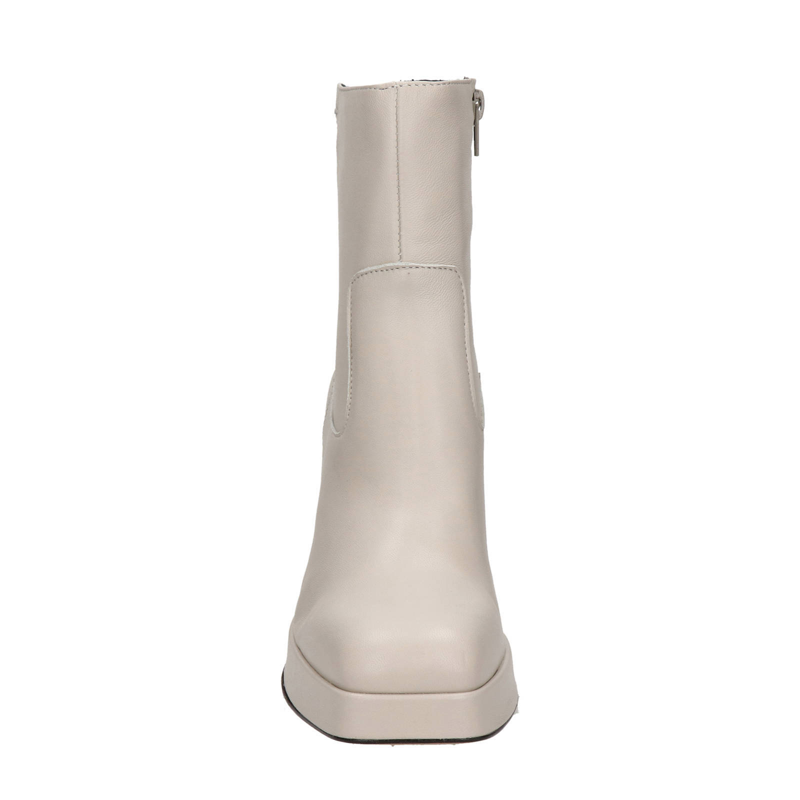 Nelson leren enkellaarzen ecru | wehkamp