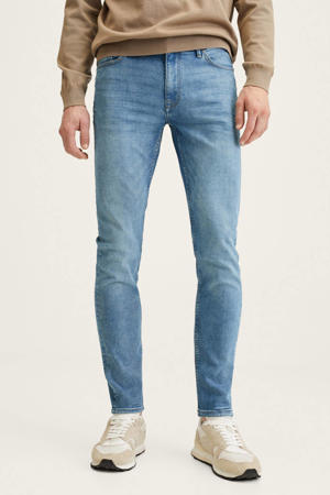 skinny jeans changeant blauw