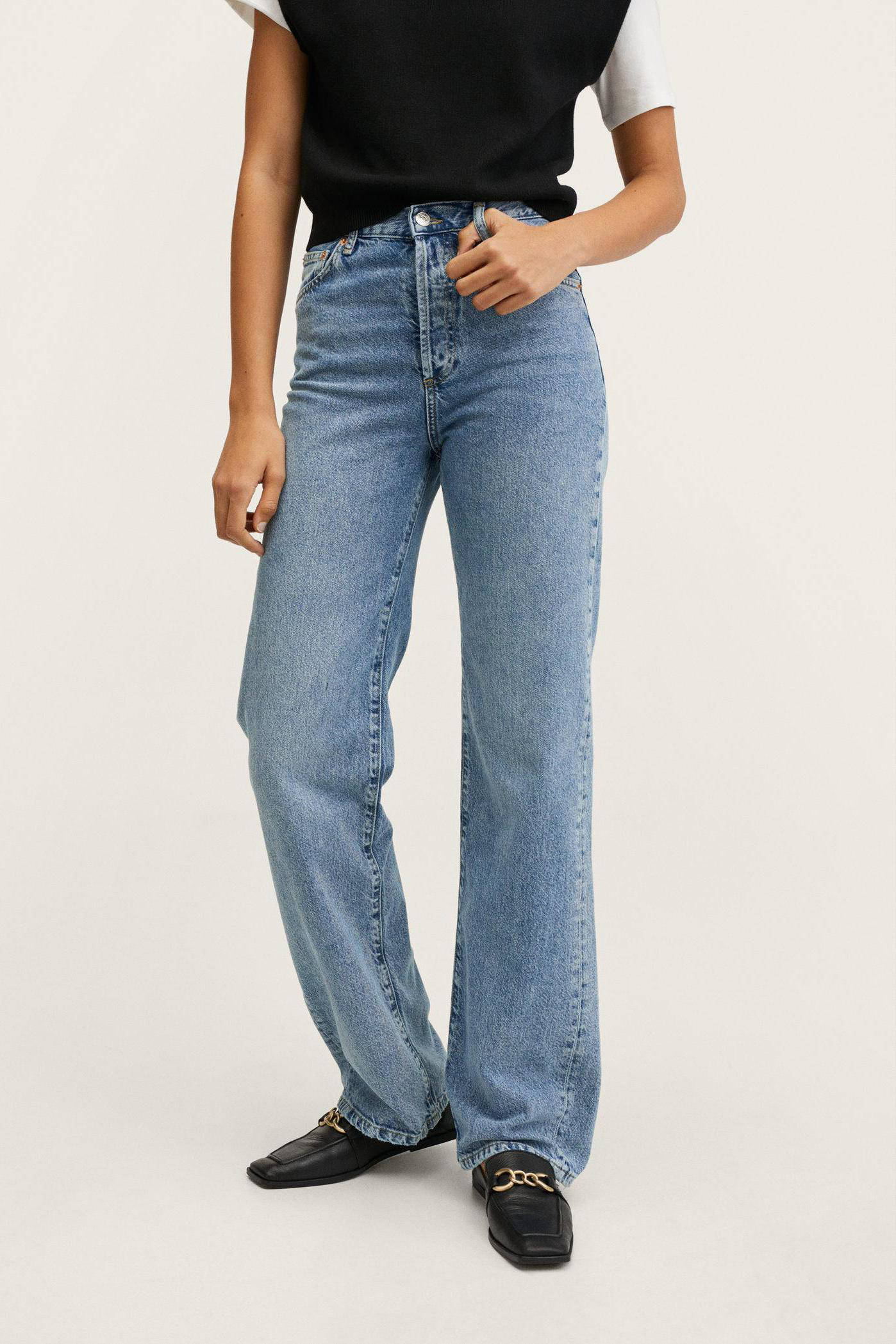 Wide leg jeans voor dames online kopen 