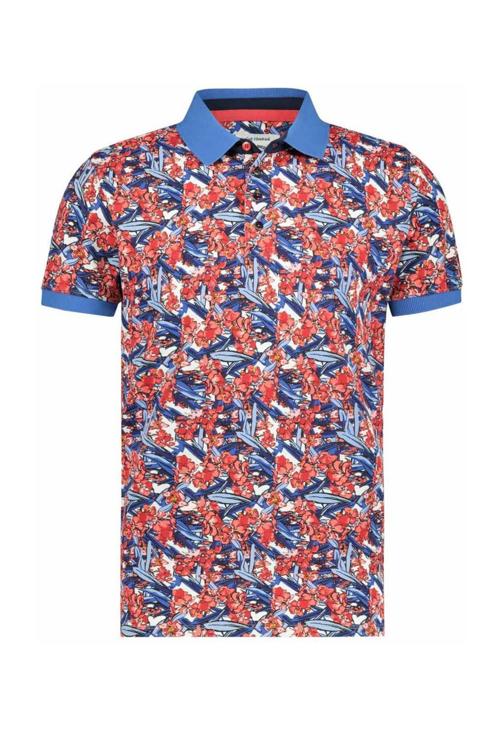 A fish named Fred polo met all over print white multicolour