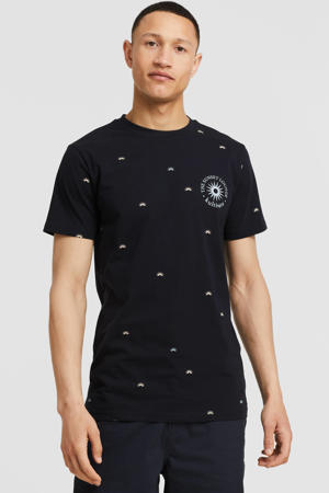 T-shirt van biologisch katoen dark navy