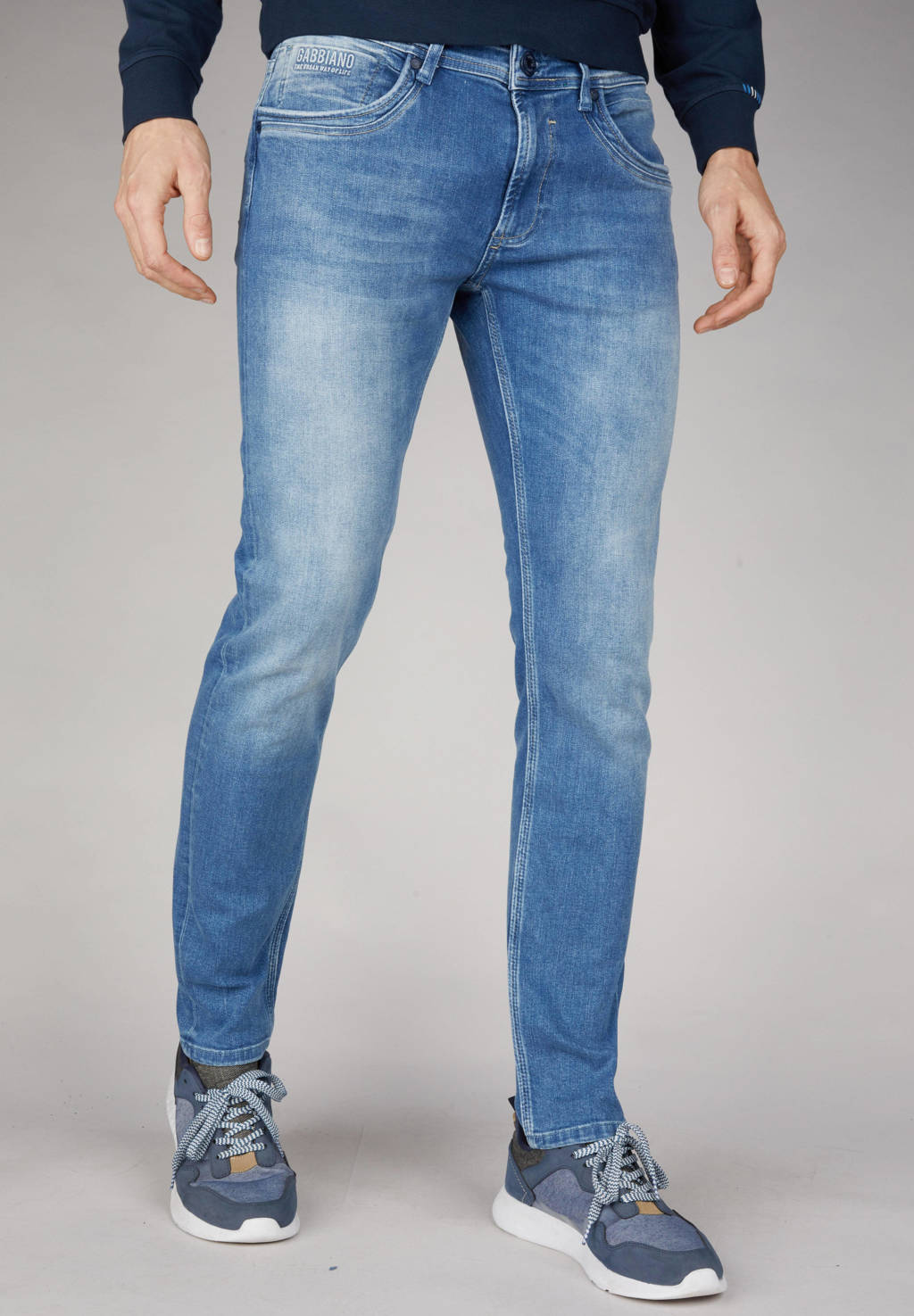 GABBIANO regular tapered fit jeans Prato midnight blue